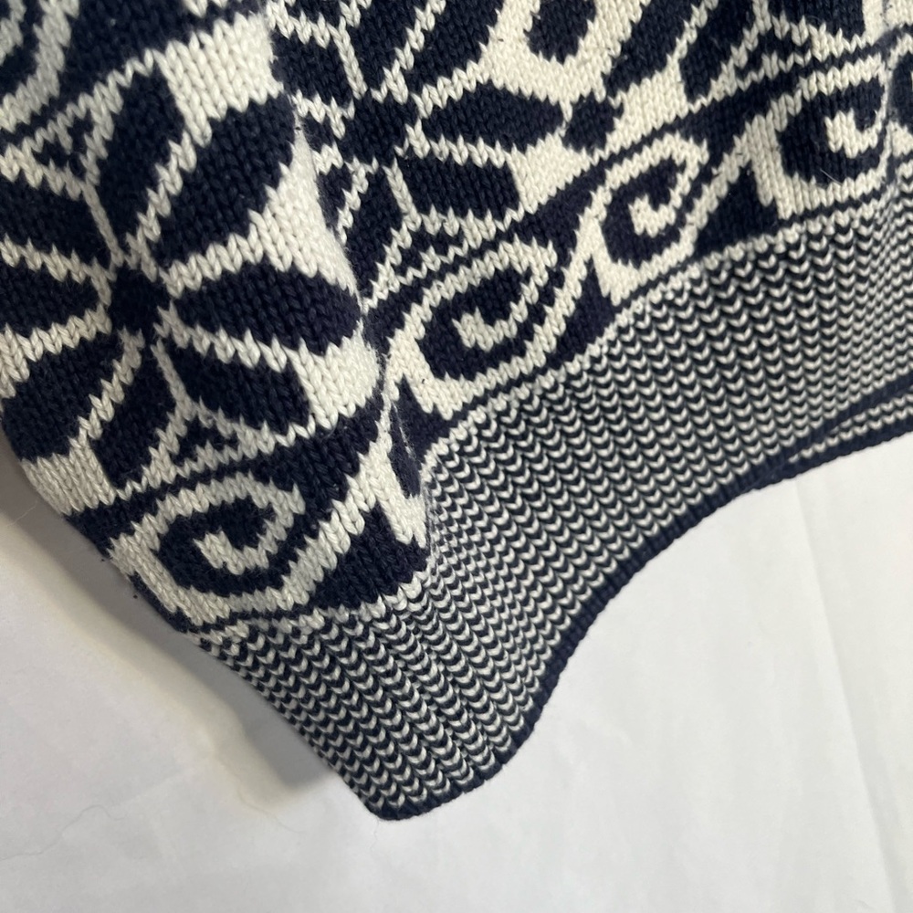 Vintage Knights Terrace Compass Rose Graphic Knit Sweater • Aesthetic Retro 90s - Picture 8 of 11